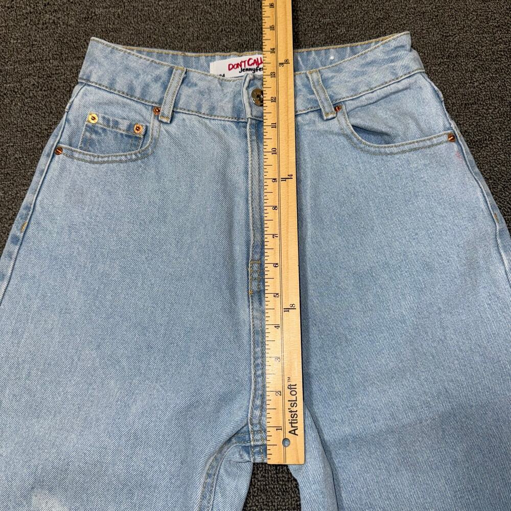 Don't Call Me Jennyfer Blue Light‎ Wash Jeans Women's 24W Distressed Casual Wear - Picture 7 of 10